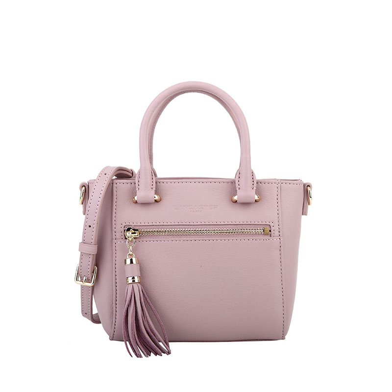 LANCASTER PARIS 流苏拉链牛皮手提斜挎包 57344