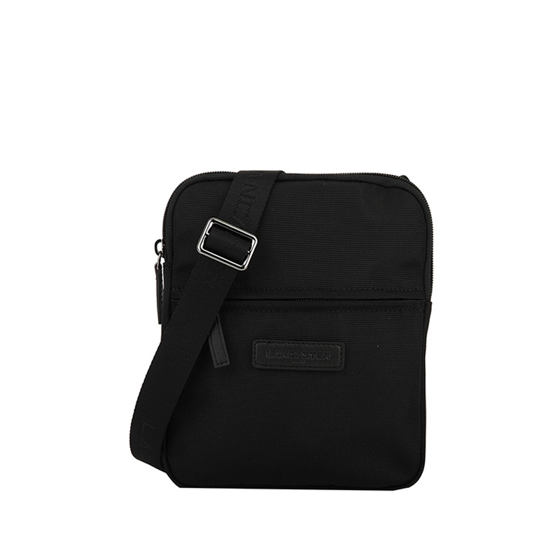 LANCASTER PARIS 纯色拉链斜挎包 30517