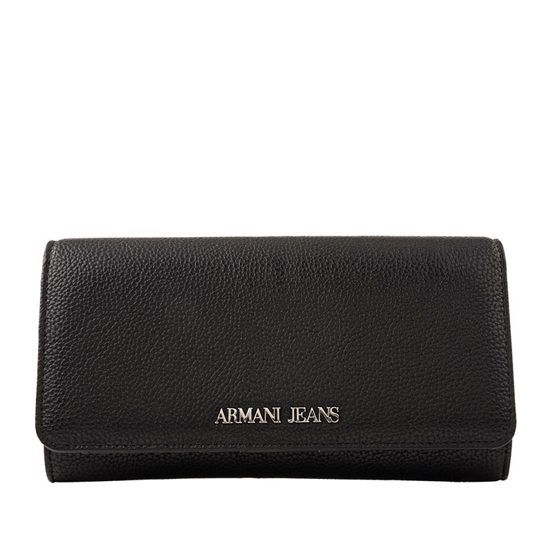 ARMANI JEANS 荔枝纹女士长款钱包 9280416A709