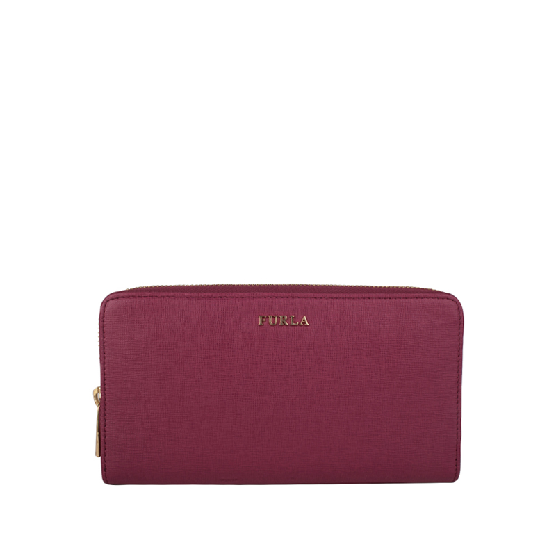 FURLA BABYLON纯色全拉链牛皮女士长款钱包 PN08B30