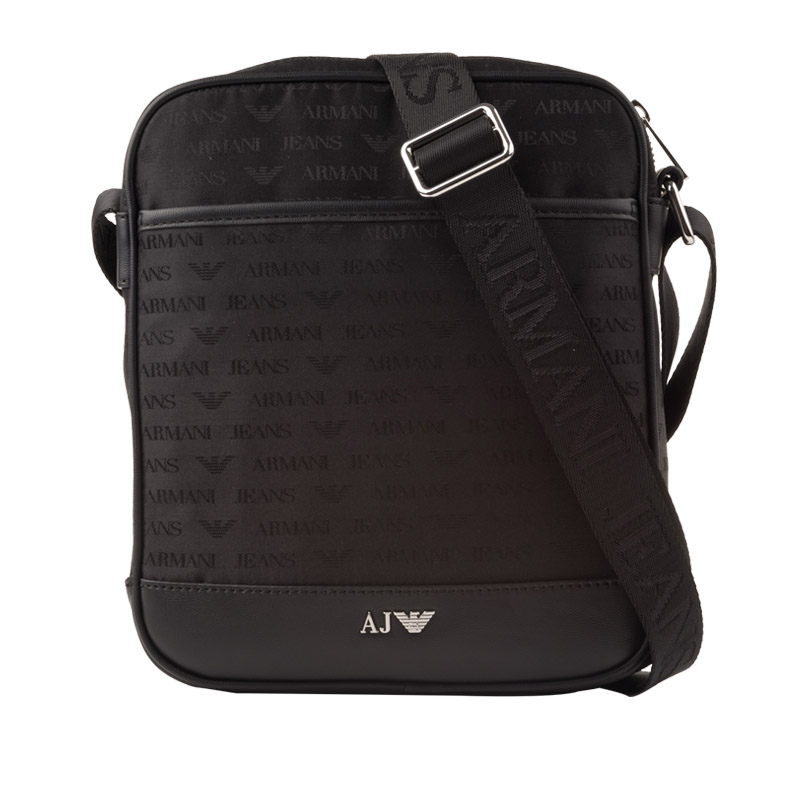 ARMANI JEANS阿玛尼 logo印花男士斜挎小方包 932525CC993