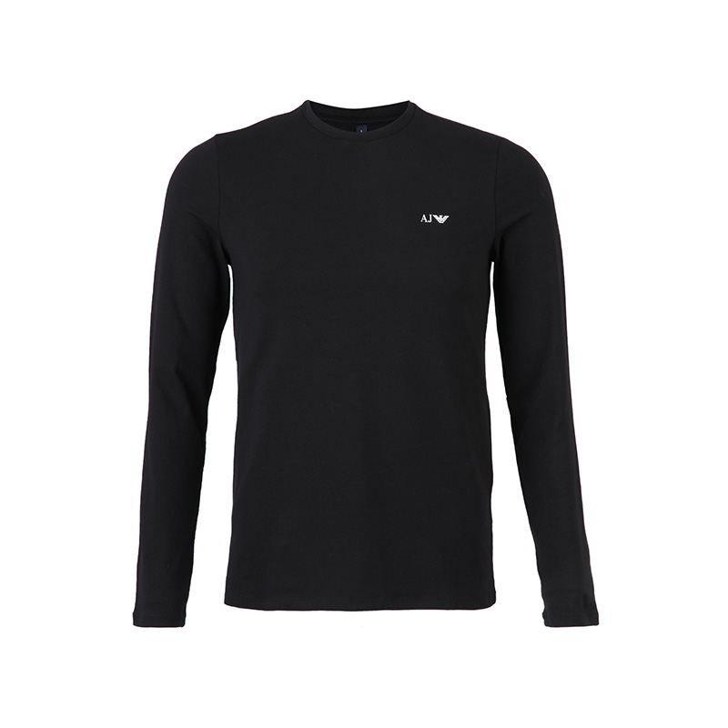 Armani Jeans LOGO印花纯色男士长袖T恤 8N6T816J0AZ
