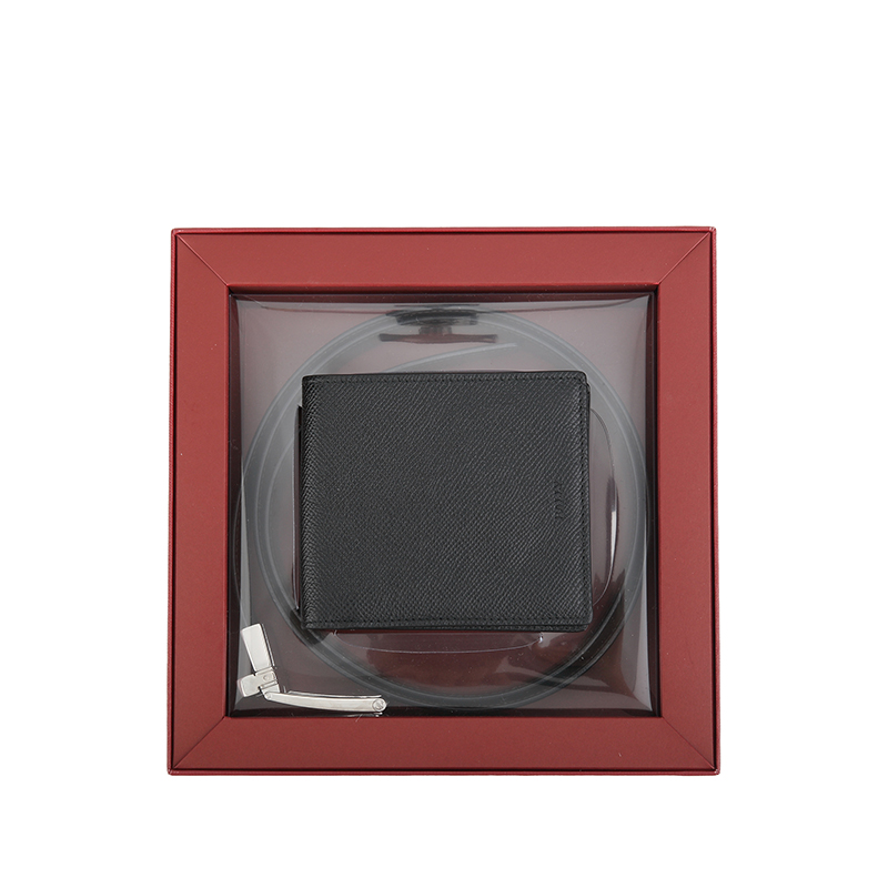 BALLY 纯色牛皮男士钱包 BALLYGIFTBOXBB20F