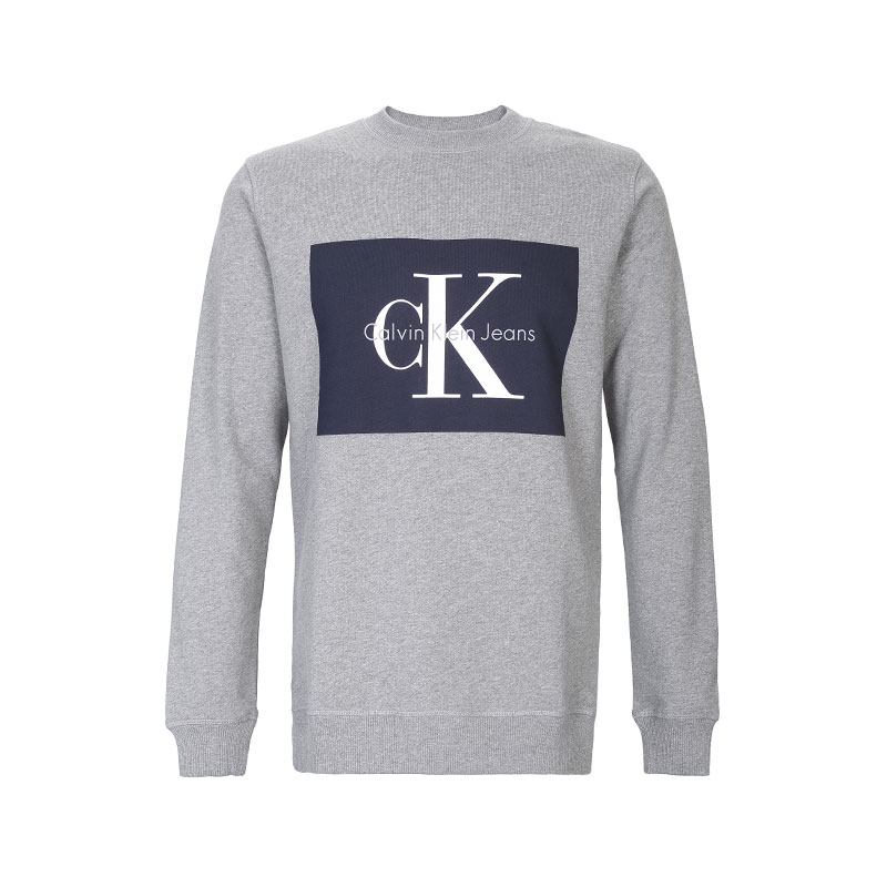 CALVIN KLEIN 印烫LOGO纯棉男士卫衣 J30J306988035