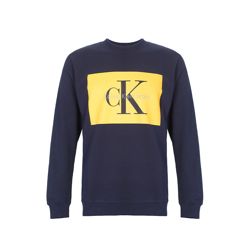 CALVIN KLEIN 印烫LOGO纯棉男士卫衣 J30J306988402