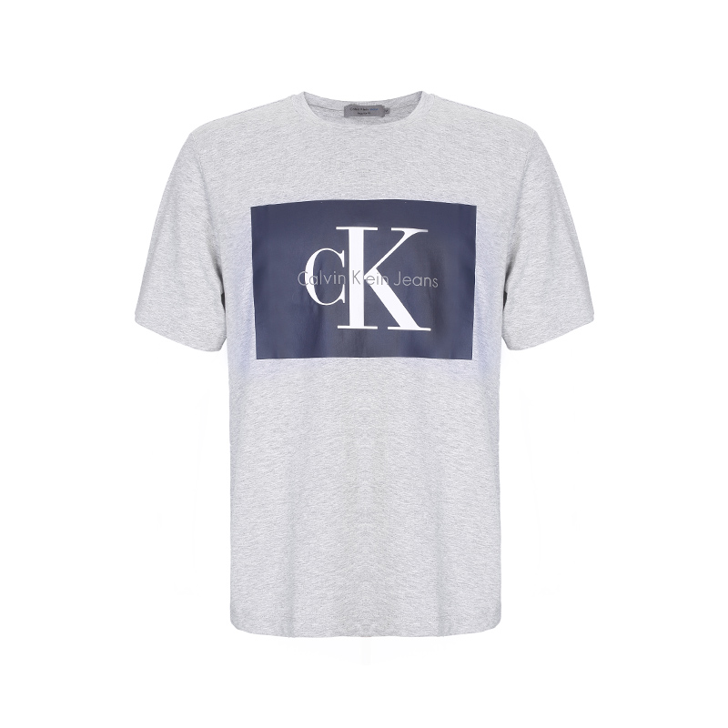 CALVIN KLEIN 胸前LOGO纯棉男士T恤 J30J307427038