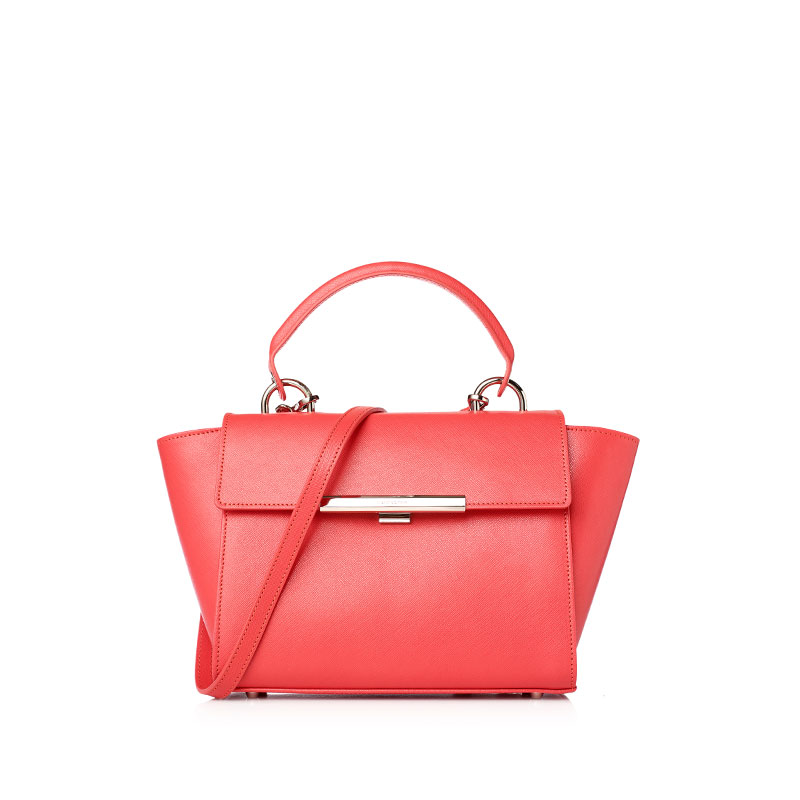 Lancaster Paris ADÈLE翻盖十字纹牛皮女士手提斜挎包 42165PASTEQUEF
