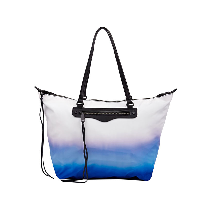 REBECCA MINKOFF 流苏装饰渐变牛皮拎手尼龙女士单肩包 HS16MNYT36964F