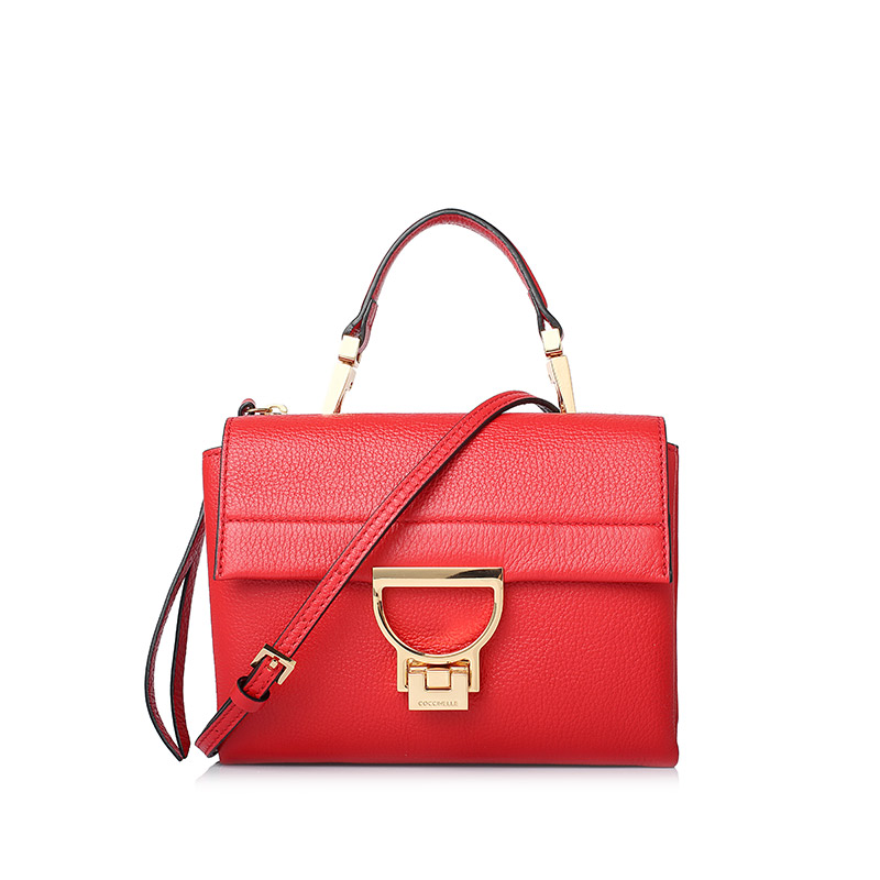 COCCINELLE Arlettis翻盖牛皮迷你女士手提斜挎包 E1BD555B701209F