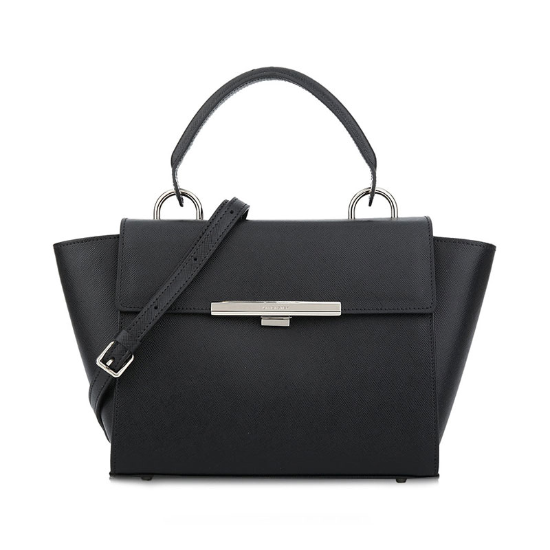 LANCASTER PARIS Adele翻盖十字纹牛皮小号女士手提斜挎包 42165