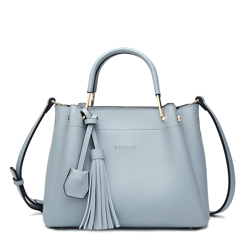 doodoo包包女2019新款斜挎单肩包女士流苏百搭斜挎包大容量女包潮