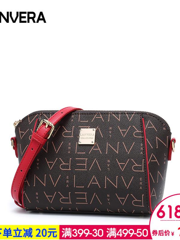 lanvera包包女2018新款斜挎包女简约休闲单肩包潮流欧美时尚小包