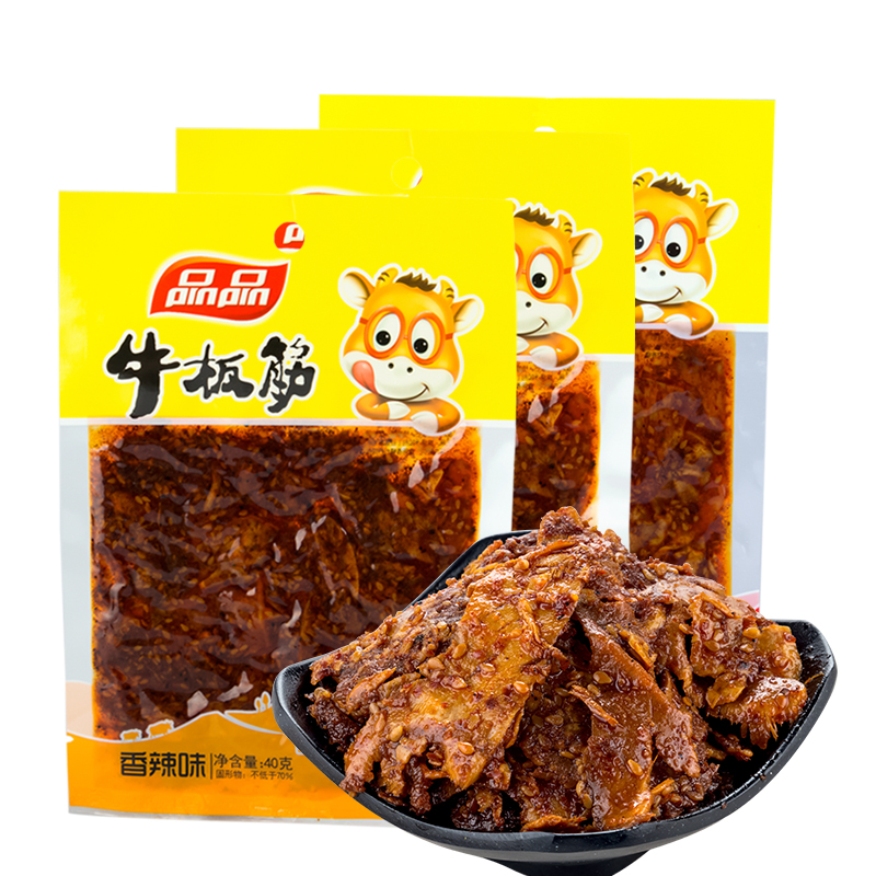 品品 牛板筋香辣味40g