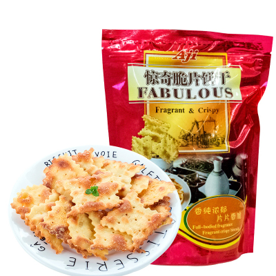 AJI惊奇脆片 泡菜味 早餐饼干 零食品大礼包 薄脆苏打饼干 办公室休闲零食小吃