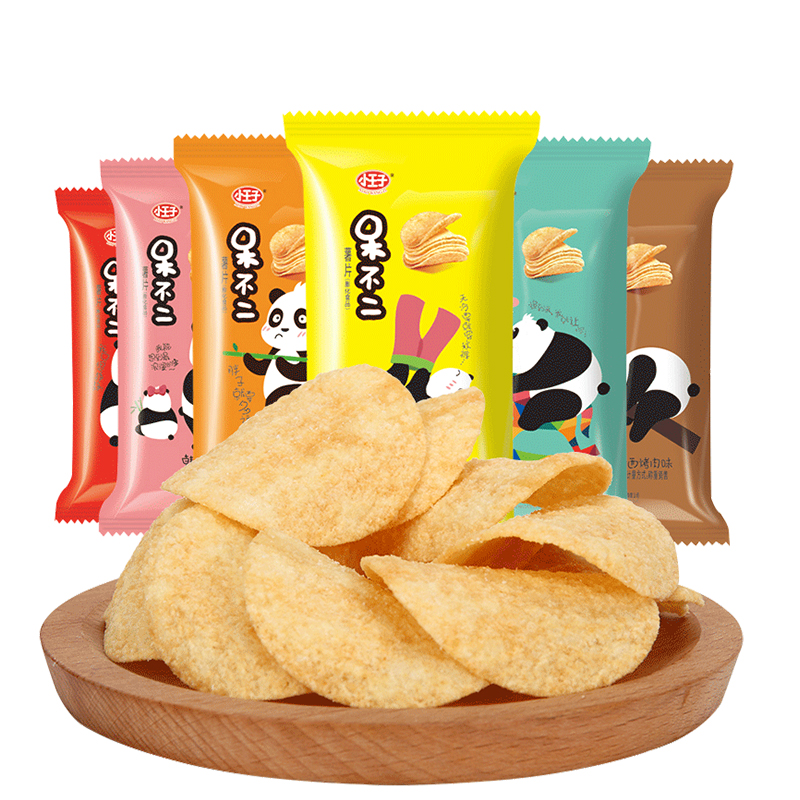 小王子呆不二系列薯片十包组合230g 休闲膨化零食礼包 下午茶办公室小零食