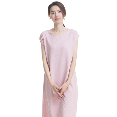 顶瓜瓜顶瓜瓜睡裙女夏 棉质圆领短袖印花可爱性感连衣裙家居服