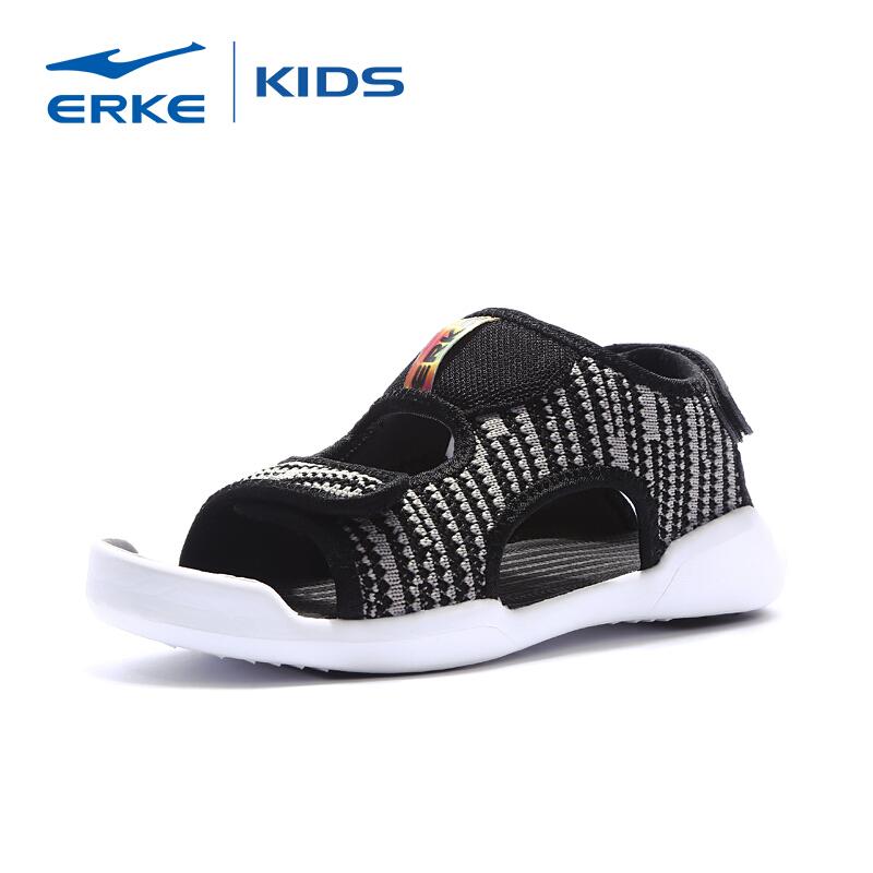 鸿星尔克（ERKE）童鞋男童凉鞋夏季儿童沙滩鞋中大童休闲鞋63118210054