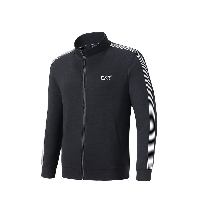 鸿星尔克（ERKE）2018新品舒适简约运动男士开衫运动卫衣外套11218314192