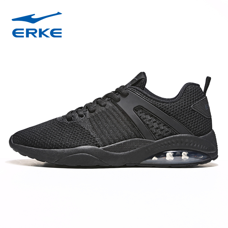 鸿星尔克（ERKE）运动鞋男跑鞋男气垫鞋减震男鞋夏季透气网面鞋轻便跑步鞋51118320107
