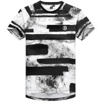 马克华菲短袖T恤男士宽松韩版潮流涂鸦印花学生青年半袖夏季上衣