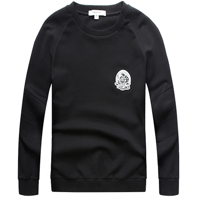 马克华菲卫衣男套头2017夏新圆领潮牌修身上衣运动外套男装上衣潮