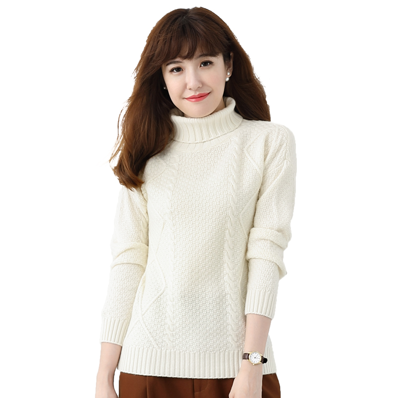 新款羊绒衫高领套头毛衣加厚保暖新品特惠