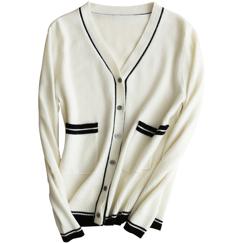 绒运利达秋冬新款女士开衫外套羊绒衫MKL17-28