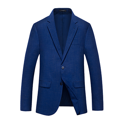 恒源祥男士西服春季款纯色商务休闲长袖正装外套
