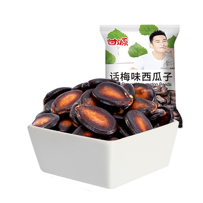 西瓜子话梅味285G/包干果零食 坚果炒货甘源出品