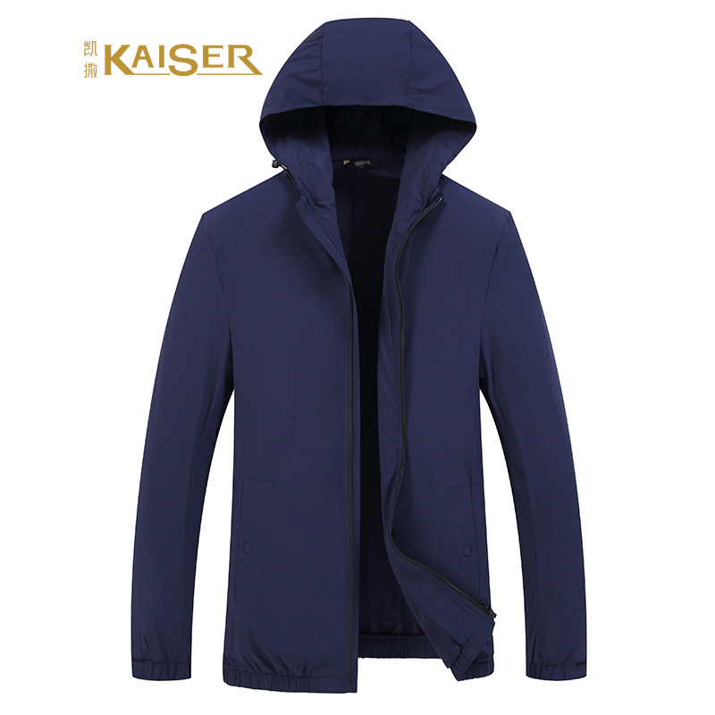 KAISER凯撒 夹克男士连帽休闲弹力品质男装外套