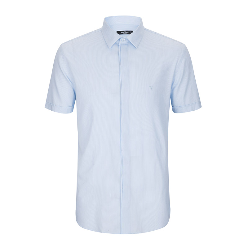 柒牌SEVEN男装短袖衬衫修身短袖衬衫商务职业正装衬衣