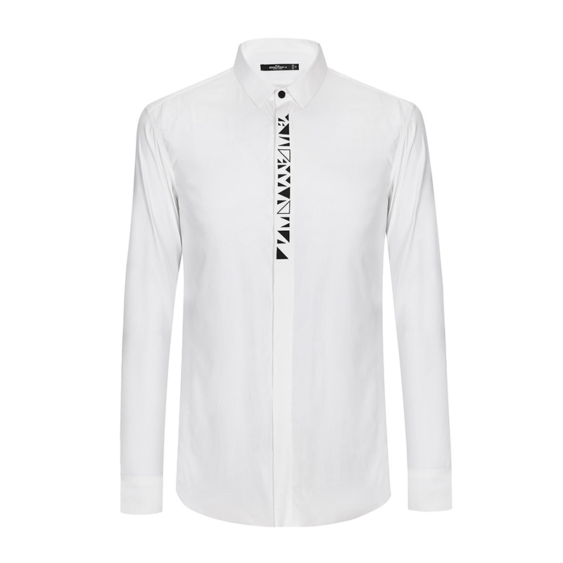 柒牌SEVEN男装长袖衬衫男纯棉衬衫男长袖修身