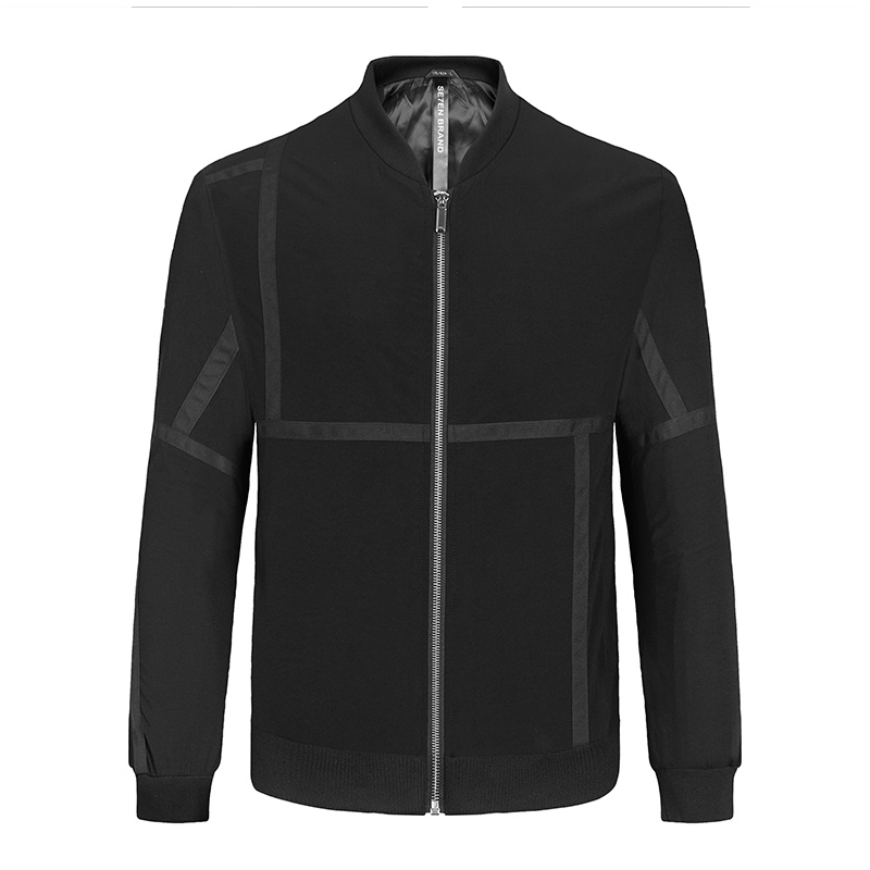 柒牌SEVEN男装夹克时尚休闲立领茄克衫棒球服外套