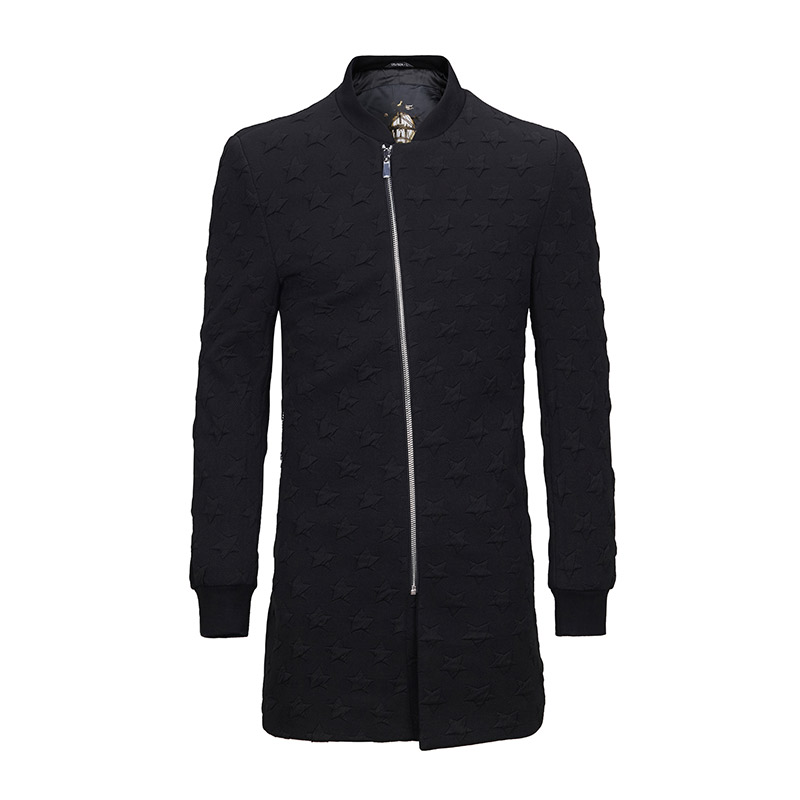 柒牌SEVEN男装夹克中长款时尚休闲立领夹克衫棒球领茄克外套