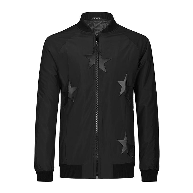 柒牌男商务棉衣时尚棒球领棉服冬季青年男士休闲外套潮流113K28350
