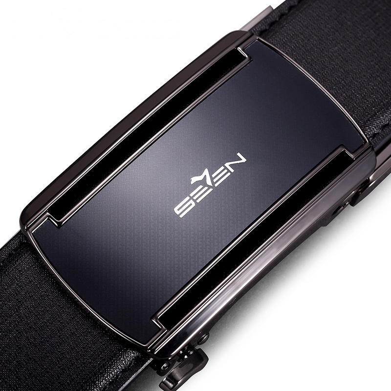 柒牌皮带男自动扣二层牛皮裤带休闲百搭中年青年男士正装商务腰带111P90090