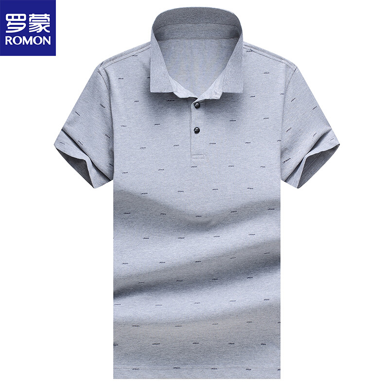 罗蒙（ROMON）polo衫男士短袖T恤时尚休闲汗衫
