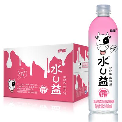 依能乳酸菌发酵风味饮料蜜桃味水U益500ml*15瓶 整件装