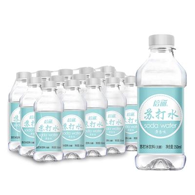 倍丽清香味 苏打水饮料塑包350ml*12+3瓶装/包促销装