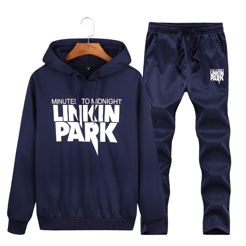 稻草人(Mexican)男士大码运动服连帽套头卫衣套装休闲时尚外套潮流