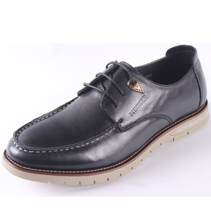 老爷车男鞋正品春秋季商务真皮软底软面系带休闲男士皮鞋新款68929