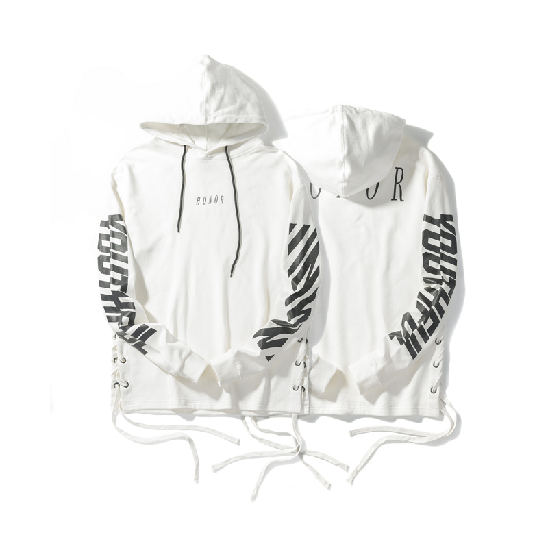 viishow秋装潮牌休闲长袖卫衣男纯棉撞色袖男士卫衣连帽衫