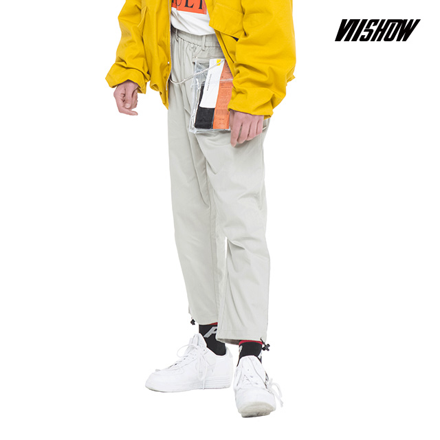 viishow2018秋季新款休闲裤男 学生款直筒裤子潮牌韩版修身男士