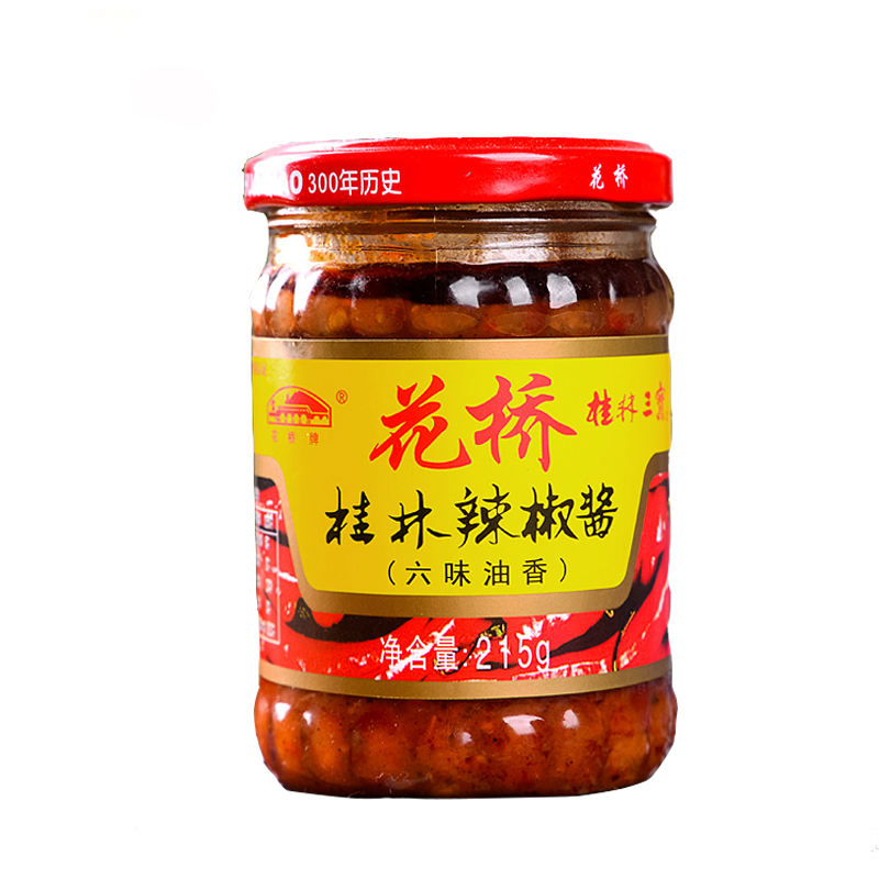 花桥牌六味油香辣椒酱