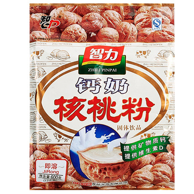 【苏宁超市】智力钙奶核桃粉600g 免煮即冲即食独立17小包