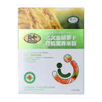 贝兜 三文鱼胡萝卜有机营养米粉200g/盒