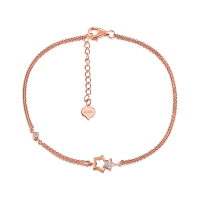 雅宝福18k金手链星舞手链女士手链