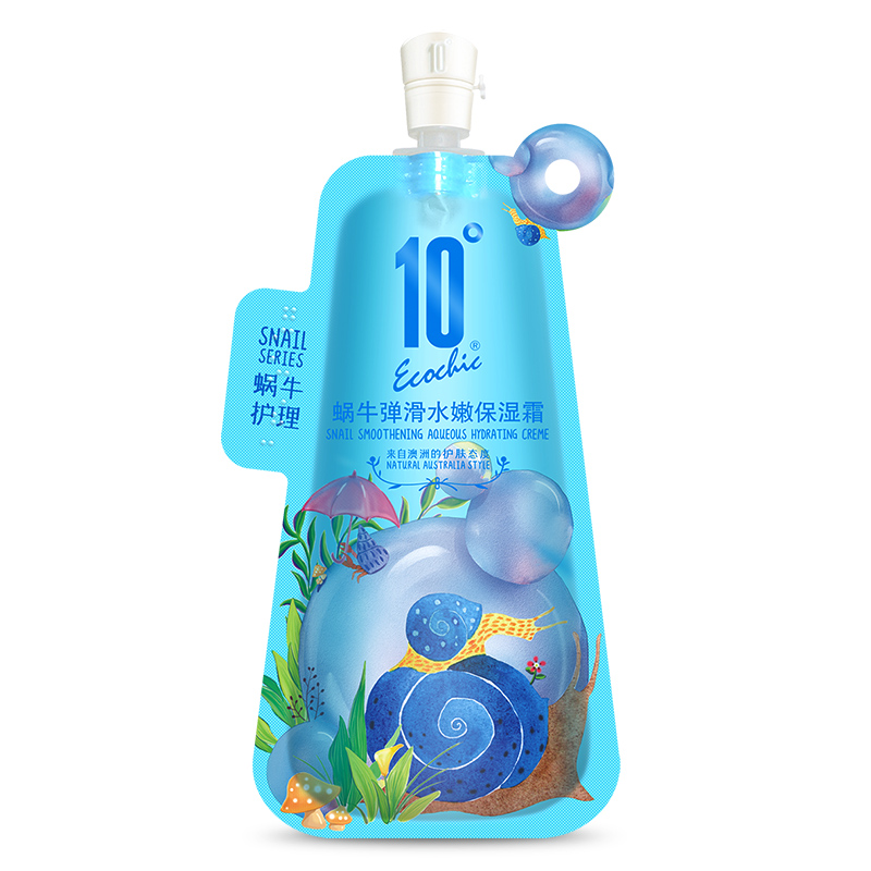 10度 蜗牛弹滑水嫩保湿霜 深层补水 舒缓滋润 40g