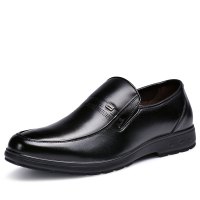 金猴 Jinho 春季商务 牛皮男鞋 黑色男 Q2912 黑色 37码