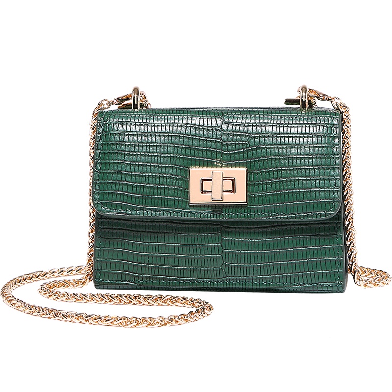 包包女包2019新款秋冬ins百搭时尚斜挎包洋气小巧迷你单肩链条包中号M